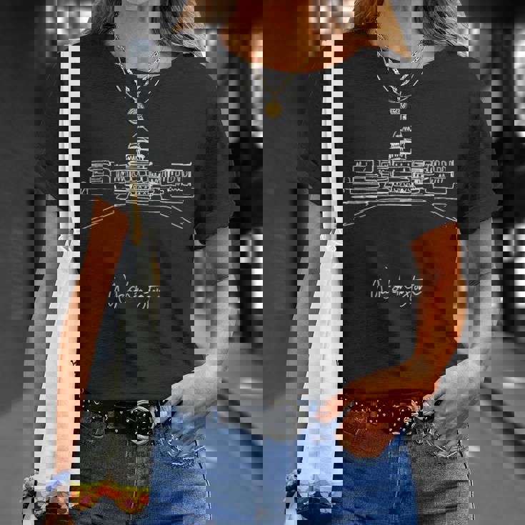 ワシントン Dc キャピトル ヒルのお土産 Tシャツ 彼女への贈り物