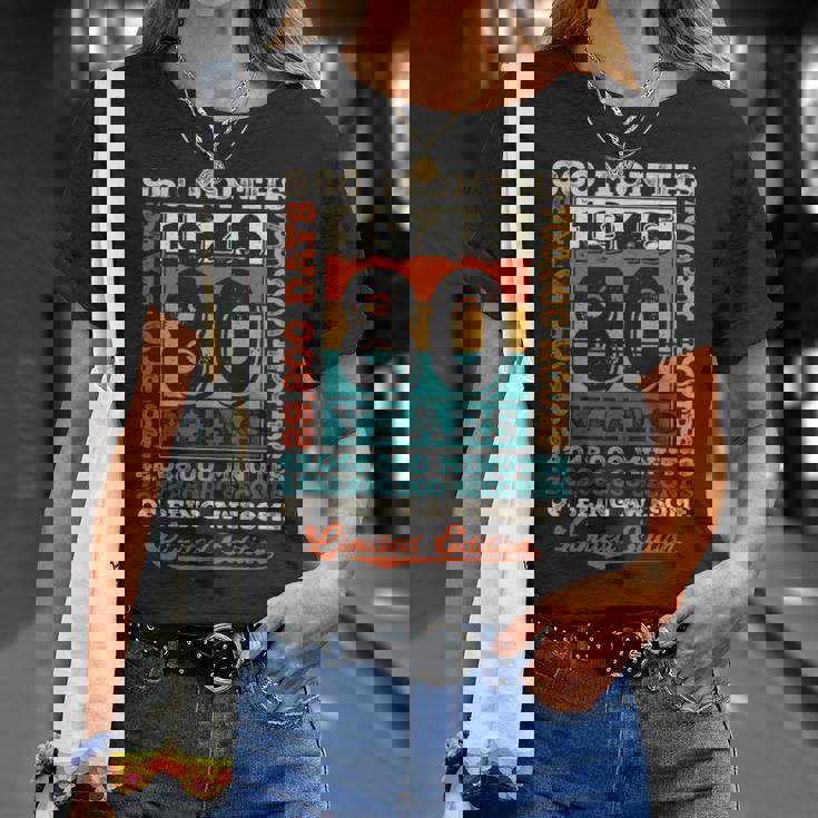 ヴィンテージ 1946 ギフト 男性 女性 長寿祝い 1946年生まれ 傘寿祝い ユニークな誕生日プレゼント 長袖tシャツ Tシャツ 彼女への贈り物