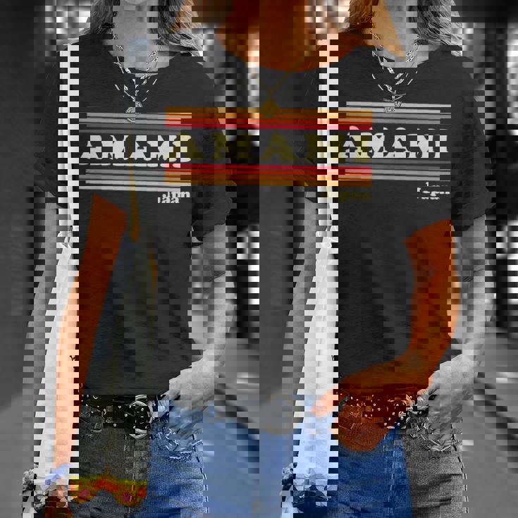 ヴィンテージ 80年代 奄美 日本 レトロ グラフィック Tシャツ 彼女への贈り物