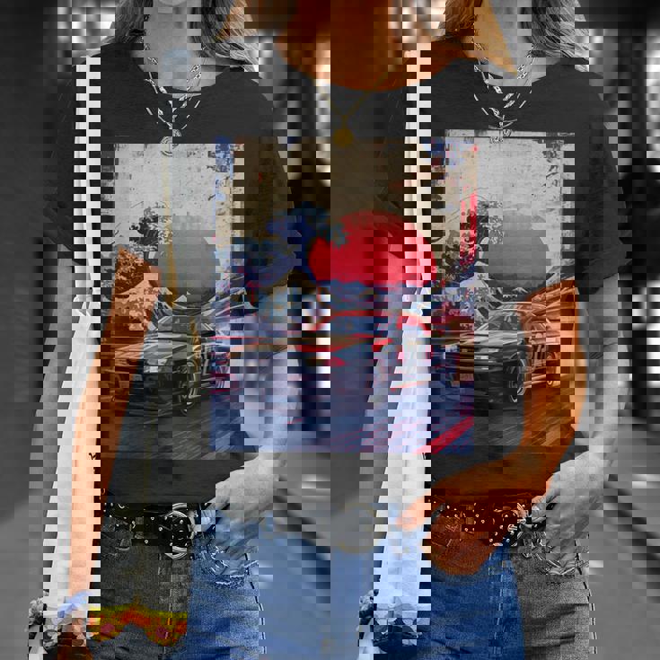 ヴィンテージ Jdm ドリフト レースカー 和波沖 神奈川 アート Tシャツ 彼女への贈り物