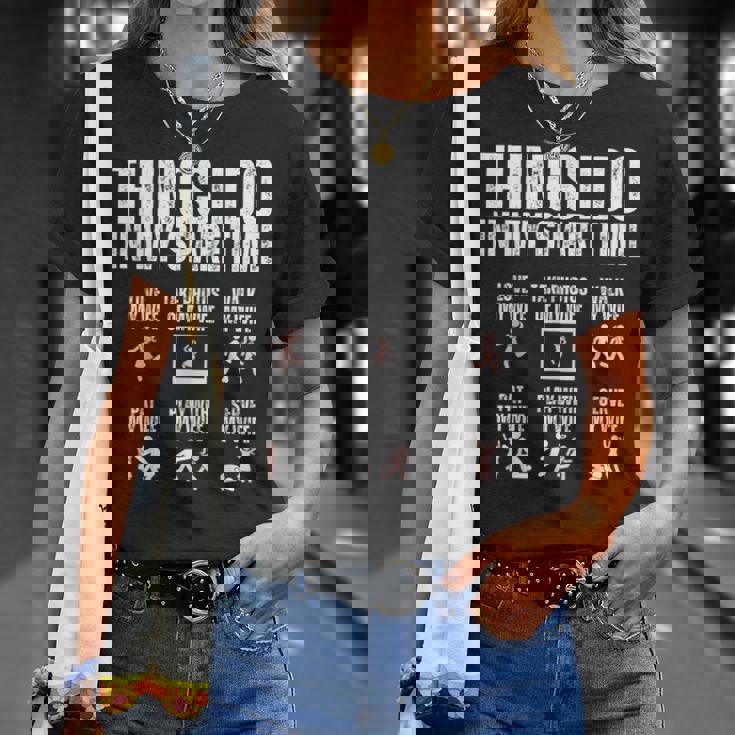 余暇にすること愛妻が大好き Tシャツ 彼女への贈り物