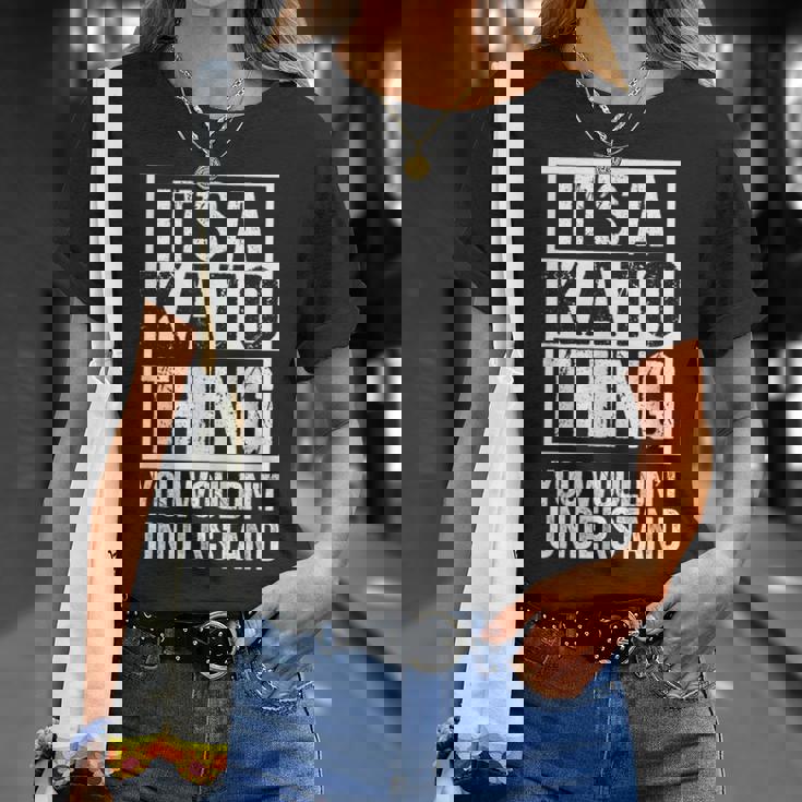 加藤苗字名字 A Kato Thing You Wouldn't Understand Family Name Tシャツ 彼女への贈り物