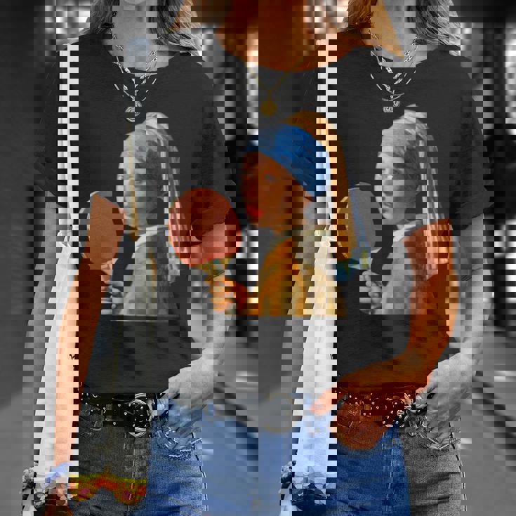 卓球 面白いtシャツ ボール ピンポン おもしろ 服 ネタ メンズ 卓球部 おもしろグッズ 大人 子供 長袖tシャツ Tシャツ 彼女への贈り物