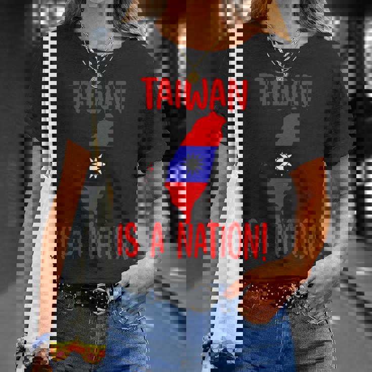 台湾は国です！ 中国を止めろ！ 長袖tシャツ Tシャツ 彼女への贈り物