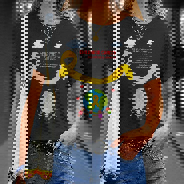 小児がん啓発月間 Tシャツ 彼女への贈り物