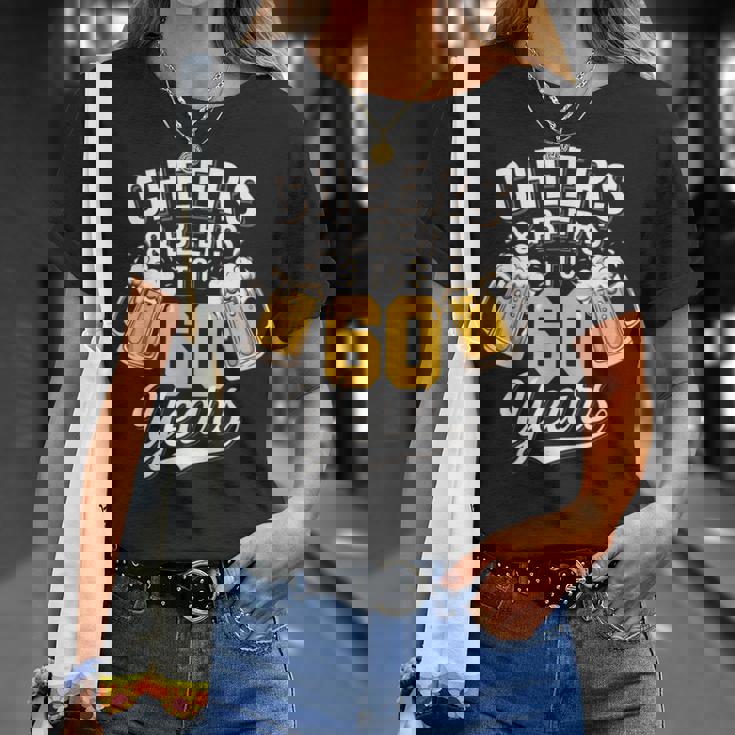 応援&ビール 60歳 還暦 ビール飲み会 Tシャツ 彼女への贈り物