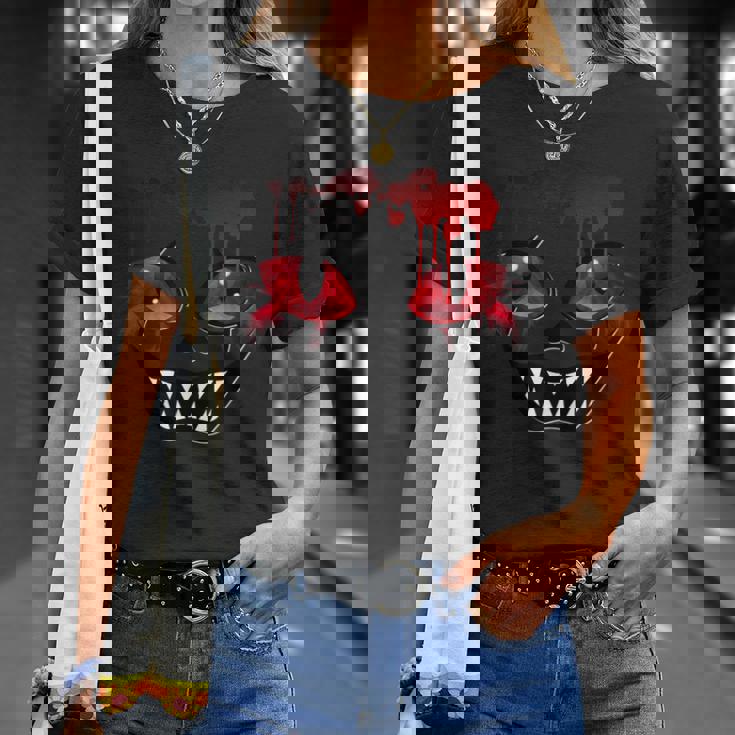 怖いデザイン Tシャツ 彼女への贈り物