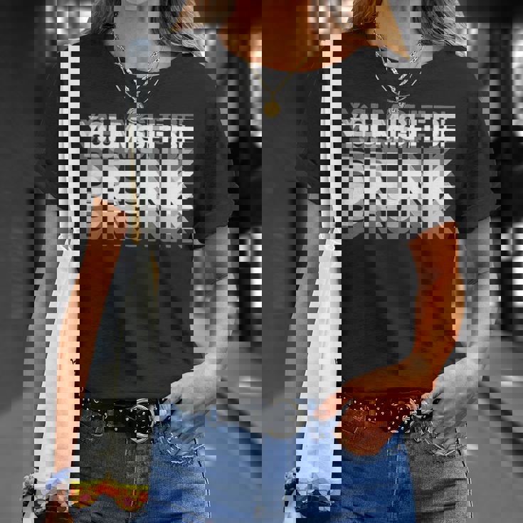 愉快な飲酒ユーモア You Might Be Drunk Tシャツ 彼女への贈り物