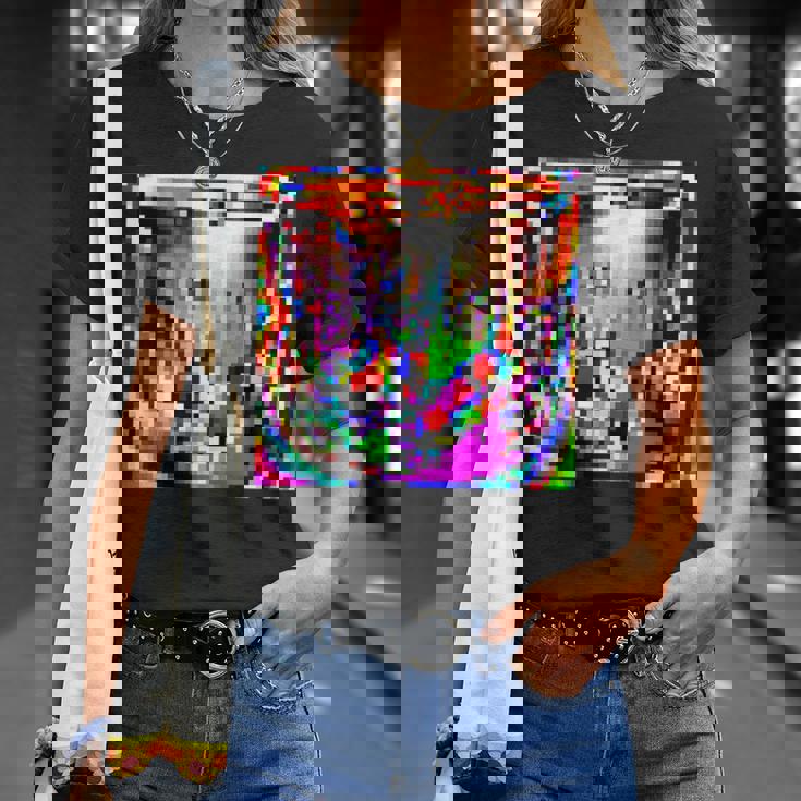 敵対的 アンチフェイシャル認識 カモフラージュ インビジビリティ Tシャツ 彼女への贈り物