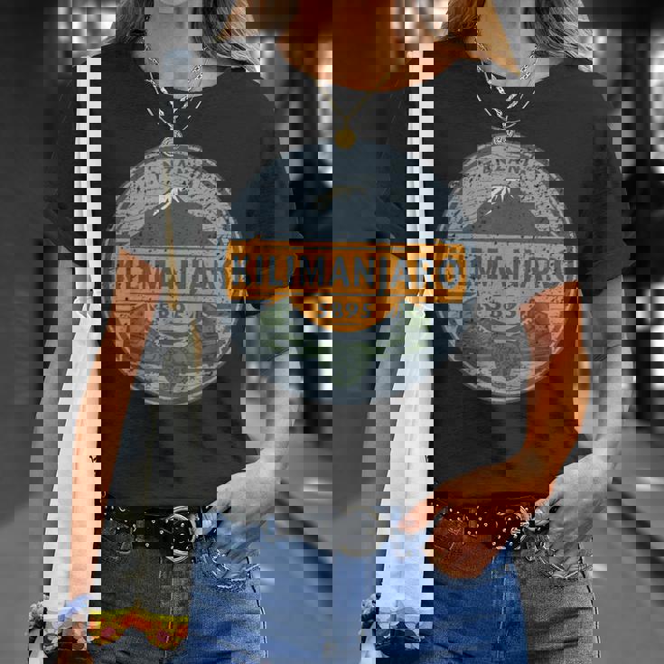 旅行 アフリカ タンザニア セレンゲティ キリマンジャロ山 バケーション Tシャツ 彼女への贈り物