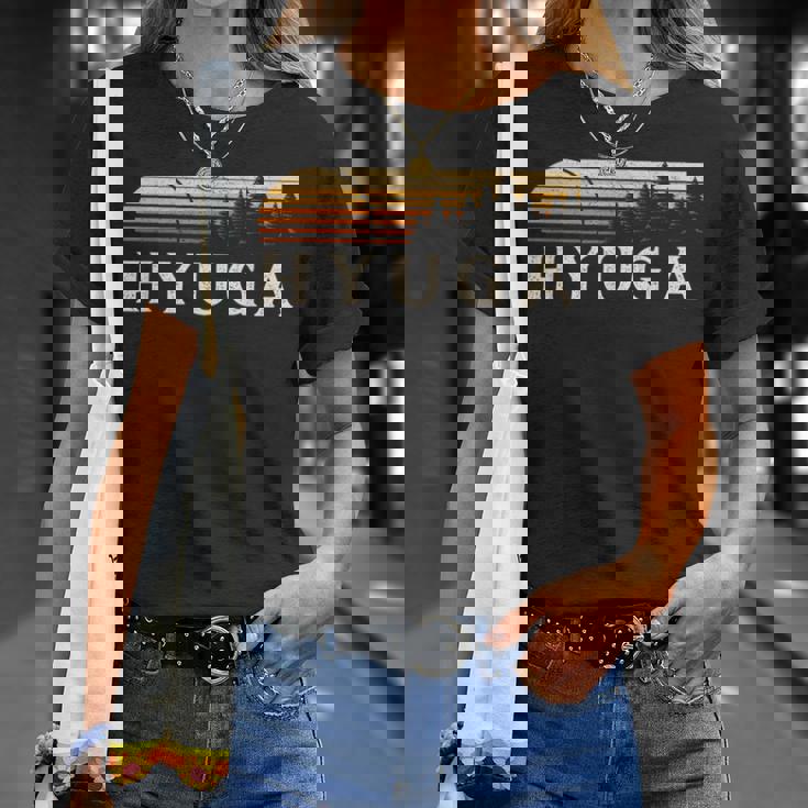 日向 日本 エバーグリーン ヴィンテージ サンセット Tシャツ 彼女への贈り物