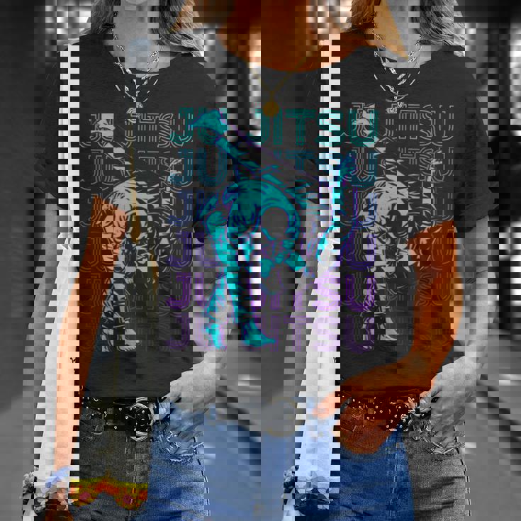 柔術柔術 呪術廻戦 レトロ Tシャツ 彼女への贈り物