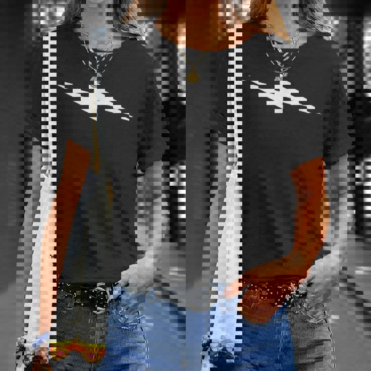 横向きライトニングボルト Tシャツ 彼女への贈り物