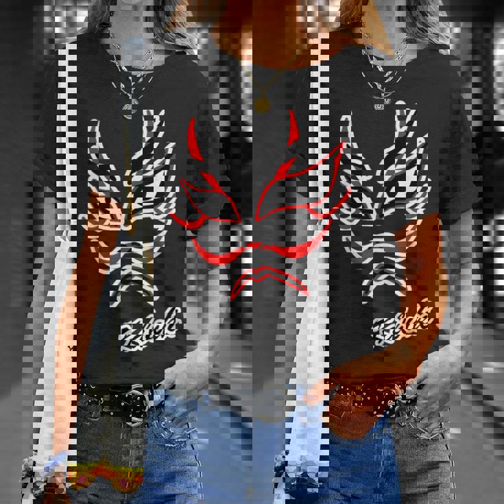 歌舞伎 カブキ Kabuki【顔】日本 文化 和柄 面白い Tシャツ 彼女への贈り物