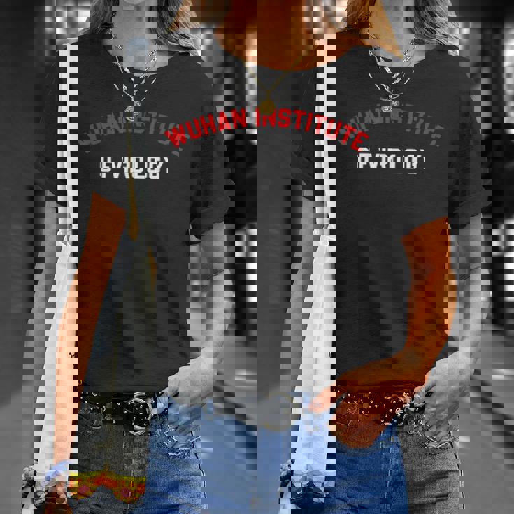 武漢ウイルス学研究所アパレル Tシャツ 彼女への贈り物