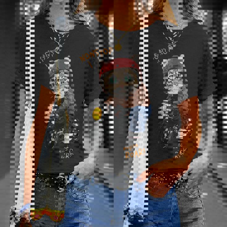 猫 バイク オートバイ おもしろ ねこ ライダース バイカー 面白い ネコ 長袖tシャツ Tシャツ 彼女への贈り物