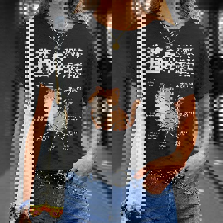 猫のなでかた解説 おもしろ 猫好き アイデア ギフト サプライズ にゃんこ おもしろ Tシャツ 彼女への贈り物