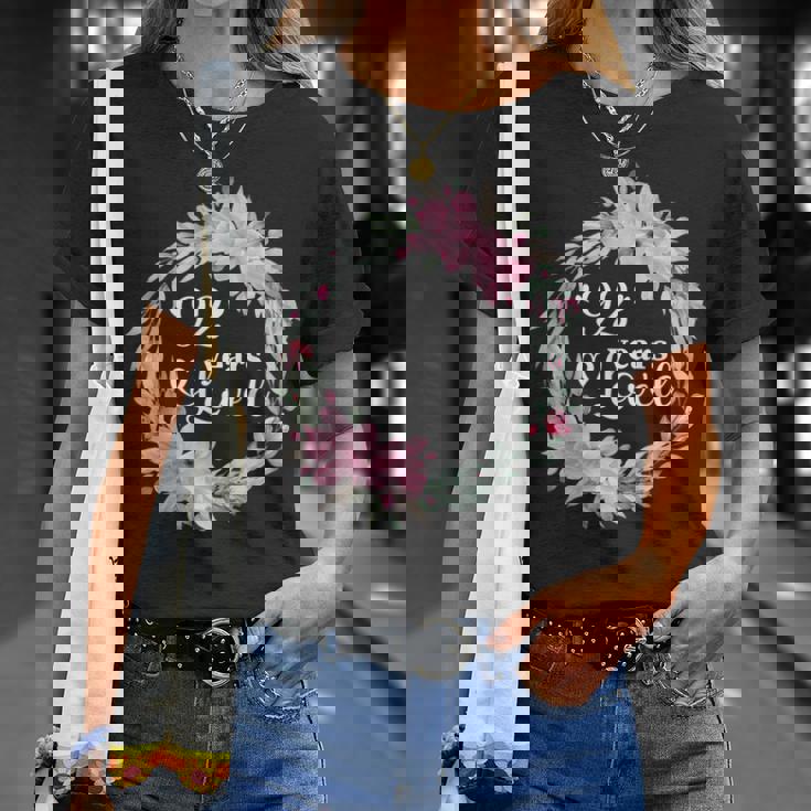 花柄 92歳 誕生日 男性 女性 92歳 誕生日 Tシャツ 彼女への贈り物