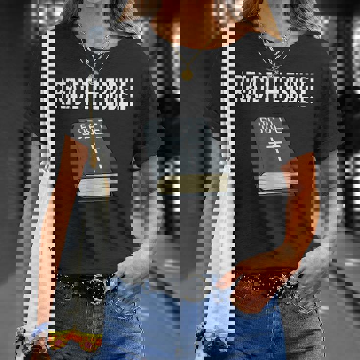 読む 聖書 信仰 キリスト教 イエス・キリスト Tシャツ 彼女への贈り物