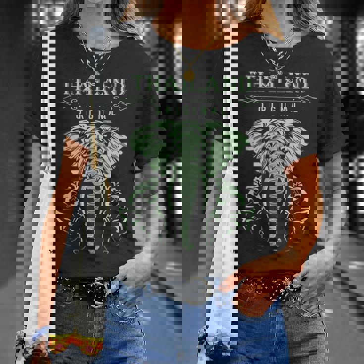 象 タイ バンコク タイ Tシャツ 彼女への贈り物