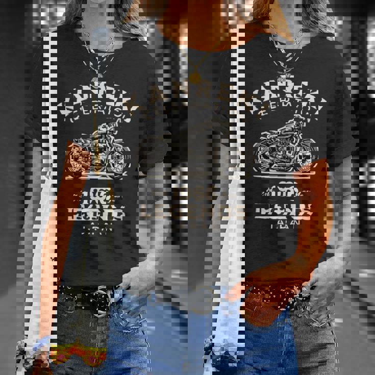 還暦祝い 1966年（昭和41年）生まれのバイク好き 2026年（令和8年）60歳記念 かっこいい Tシャツ 彼女への贈り物