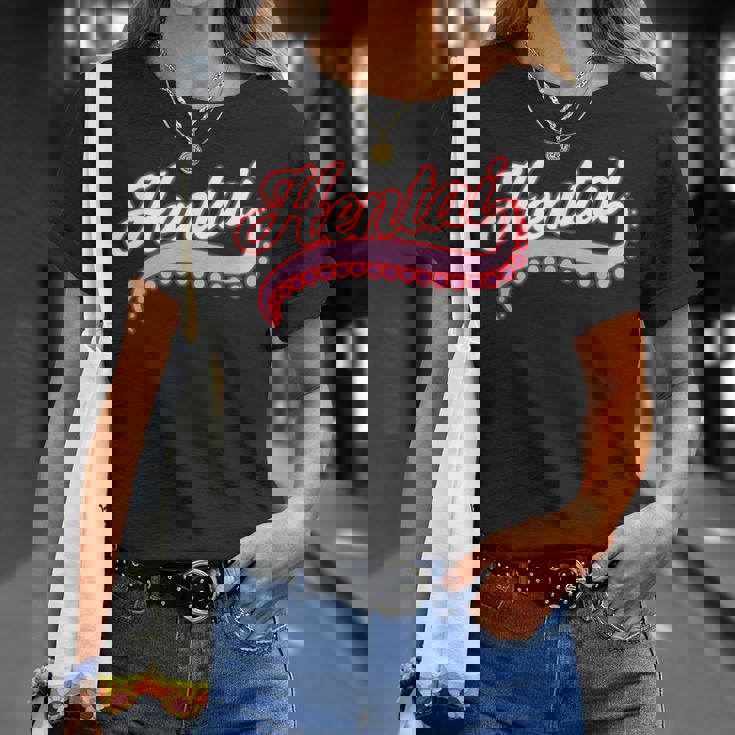 面白い変態アニメシャツ 変態触手テールギャグtシャツ Tシャツ 彼女への贈り物