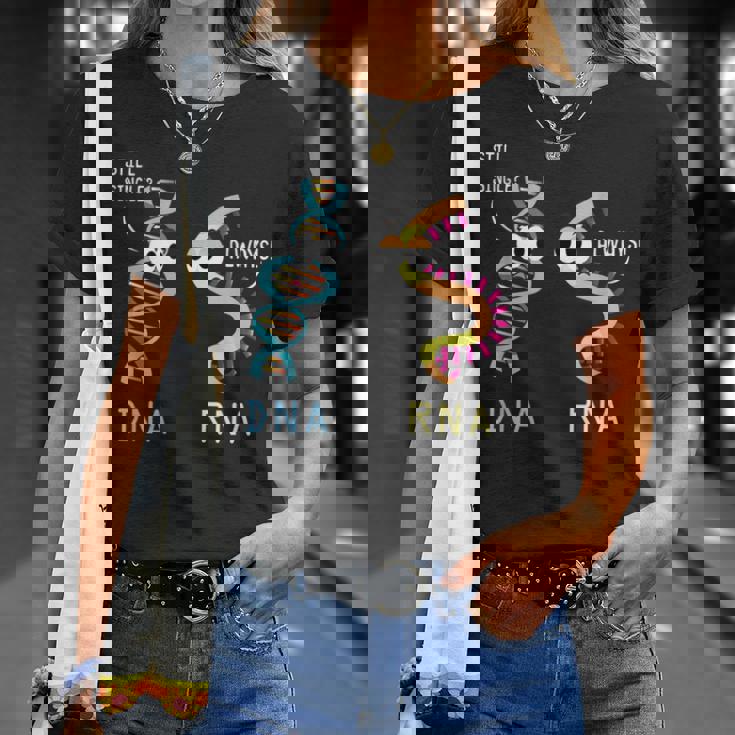 面白い生物学誇り高き生物学者微生物学 Dna Rna Tシャツ 彼女への贈り物