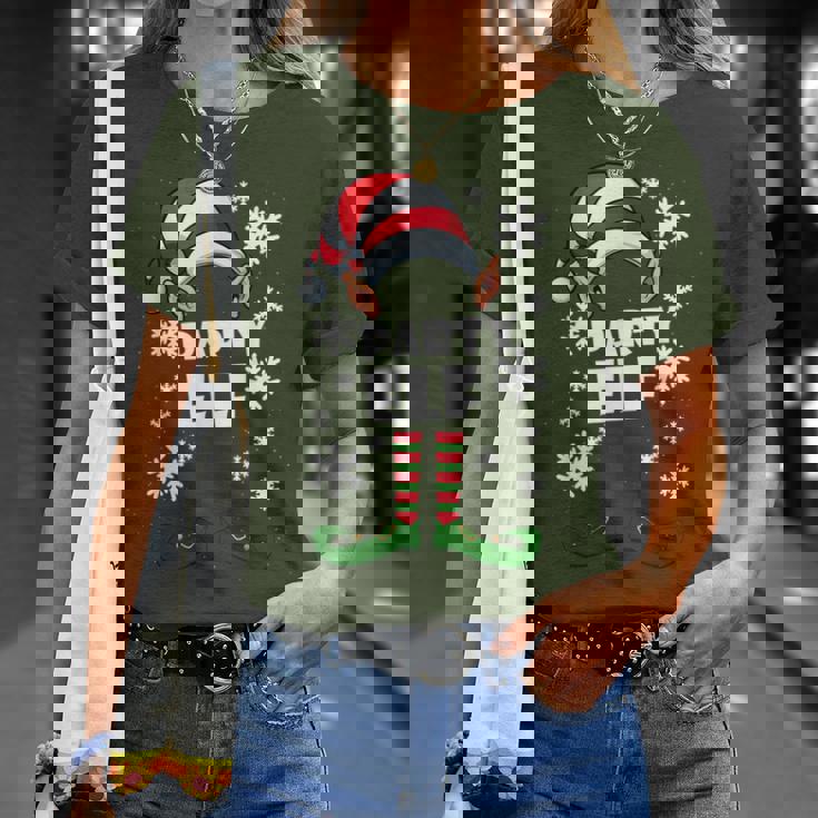 Party Elf Partnerlook Elfen Weihnachten Ugly Christmas T-Shirt Geschenke für Sie