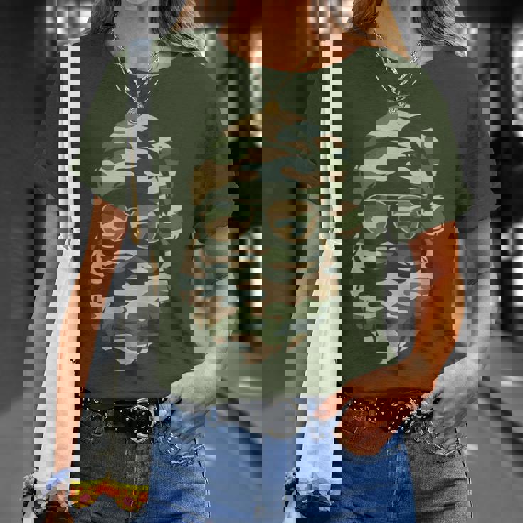 Vintage Santa Face Camouflage Christmas Xmas Camo Boys T-Shirt Gifts for Her Vintage Santa Face Camouflage Christmas Xmas Camo Boys T-Shirt Gifts for Her