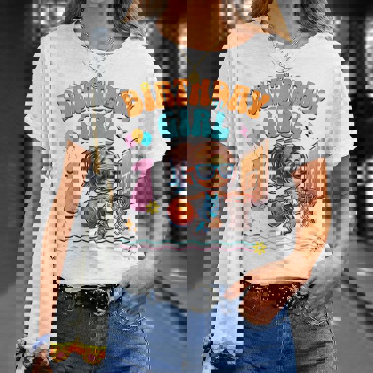 1歳の誕生日 バスケットボール 1歳 女の子 バスケットボール フープ ダンキング Tシャツ 彼女への贈り物