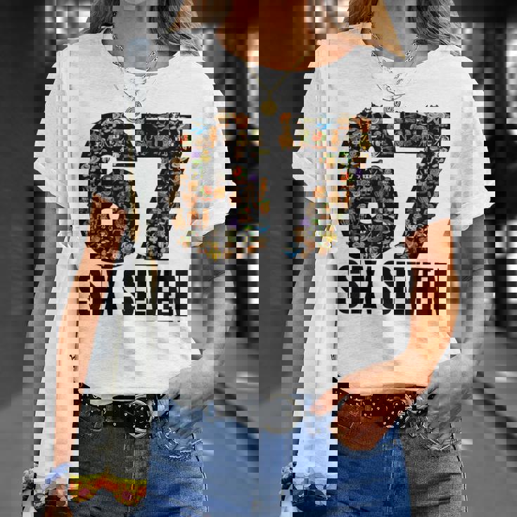 67 シックスセブン イタリアンブレインロットジェネレーションアルファスラングミーム Tシャツ 彼女への贈り物