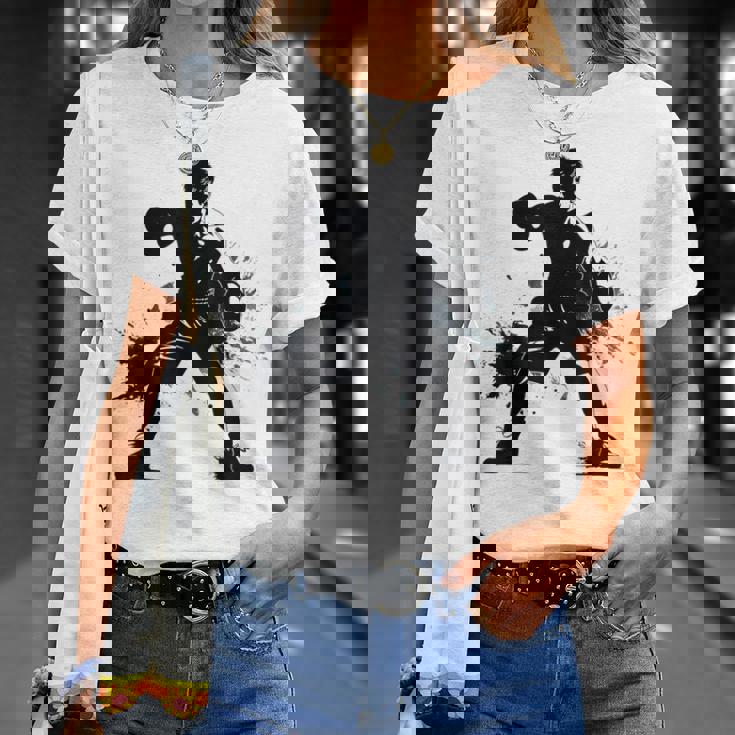 Boxeo Boxeo Artes Marciales Refrán Divertido Camiseta unisex Regalos para ella