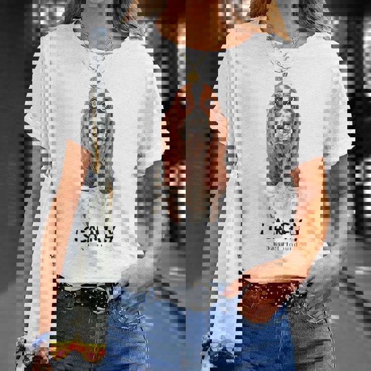 I Can Fly バセットハウンド Tシャツ 彼女への贈り物