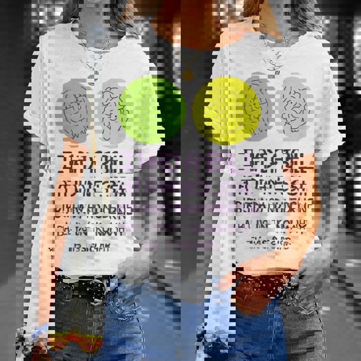 De Cumpleaños Número 35 De Diane Con Texto En Inglés I Had A Ball At Diane's Camiseta unisex Regalos para ella