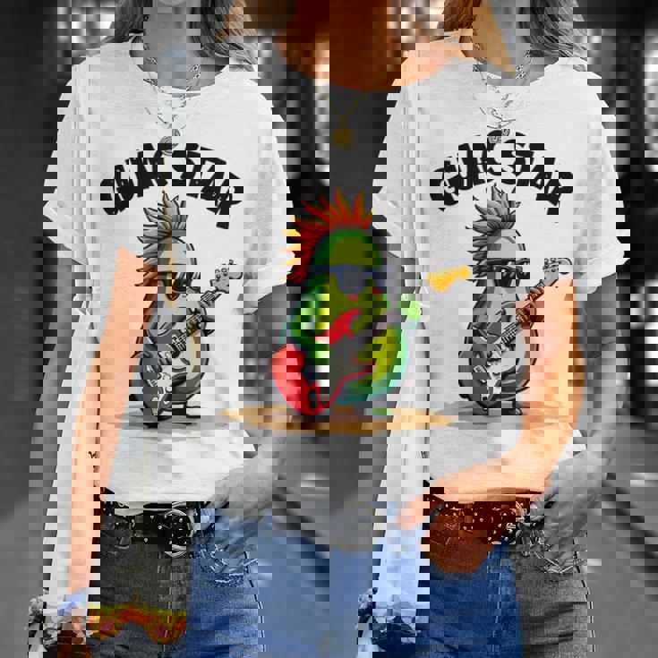 Guactar 面白い アボカド愛好家 食べ物 駄洒落プリント メンズ レディース キッズ Tシャツ 彼女への贈り物