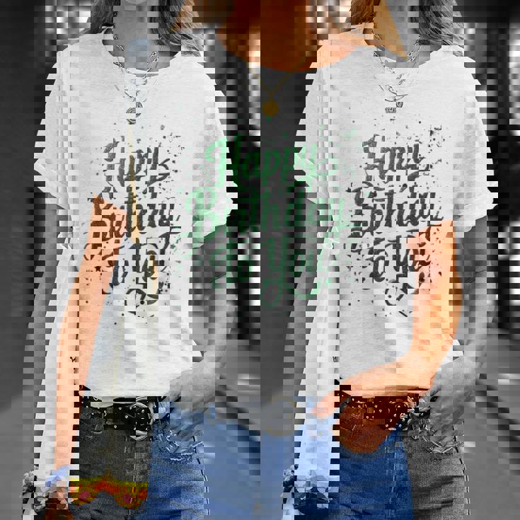 Happy Birthday To You バースデーパーティー メンズ レディース キッズ Tシャツ 彼女への贈り物