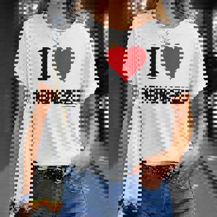 I Heart 沼津ジャパンラブ 日本土産 Tシャツ 彼女への贈り物