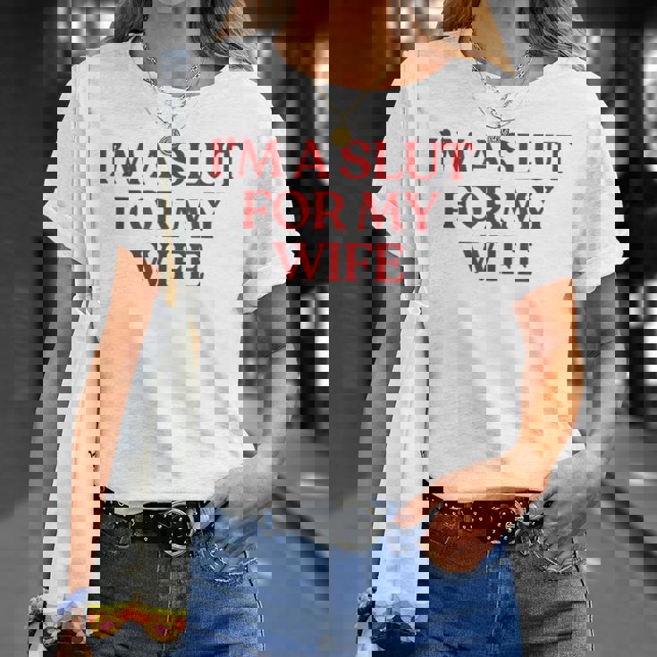 I'm Alut For My Wife Y2k Aesthetic Trendy Tシャツ 彼女への贈り物