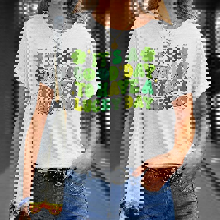 It's A Good Day To Have Luckyt Patrick Day シャムロック アイリッシュ Tシャツ 彼女への贈り物