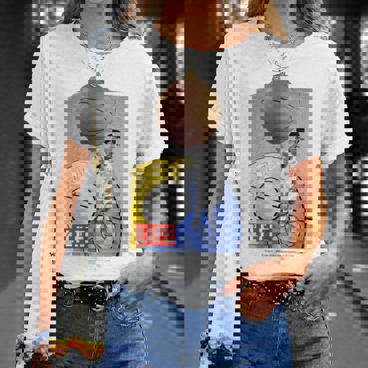 Life Picture Collection スポーツ（２） カリーム アブドュル ジャバー ／ バスケットボール Tシャツ 彼女への贈り物