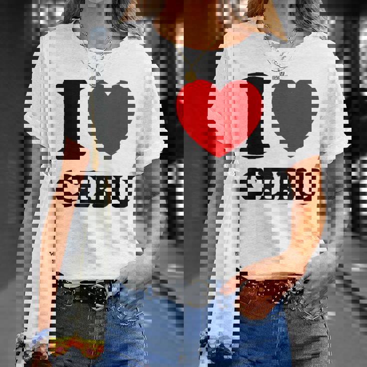 I Love Cebu フィリピン フィリピン人 Tシャツ 彼女への贈り物