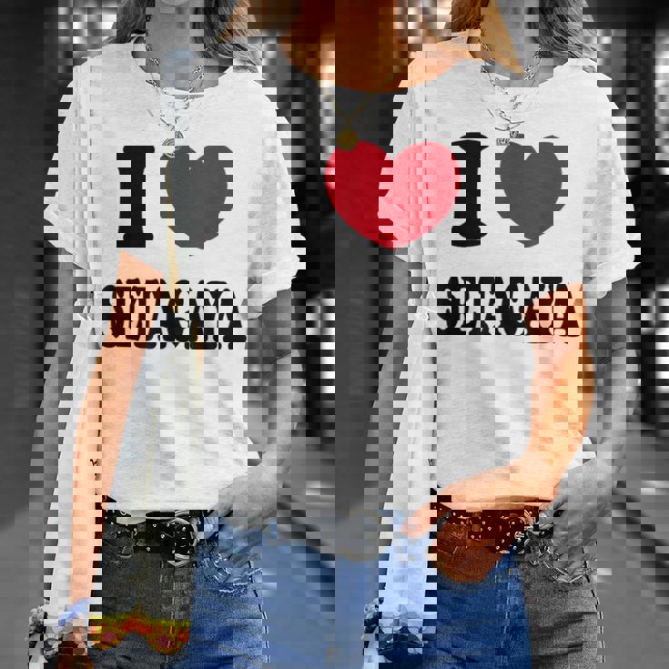 I Loveetagaya アイ・ラブ世田谷 Tシャツ 彼女への贈り物