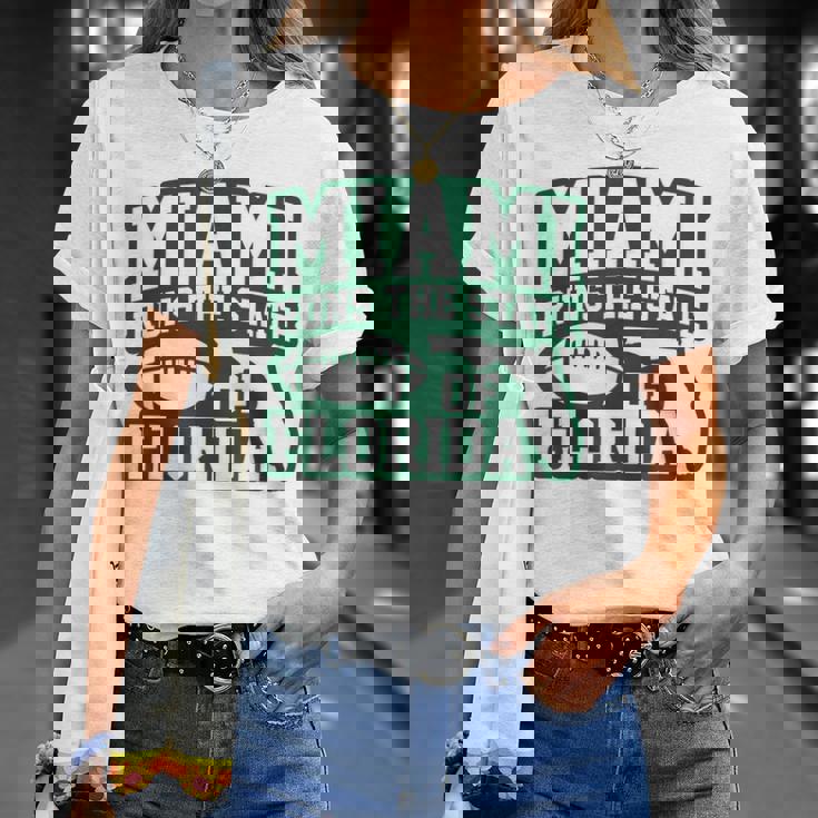 Miami Runs The State Of Florida Dade County 305 Pride T-Shirt Gifts for Her