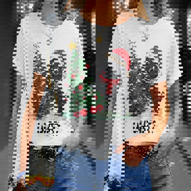 Navidad Lindo Perro Camiseta unisex Regalos para ella