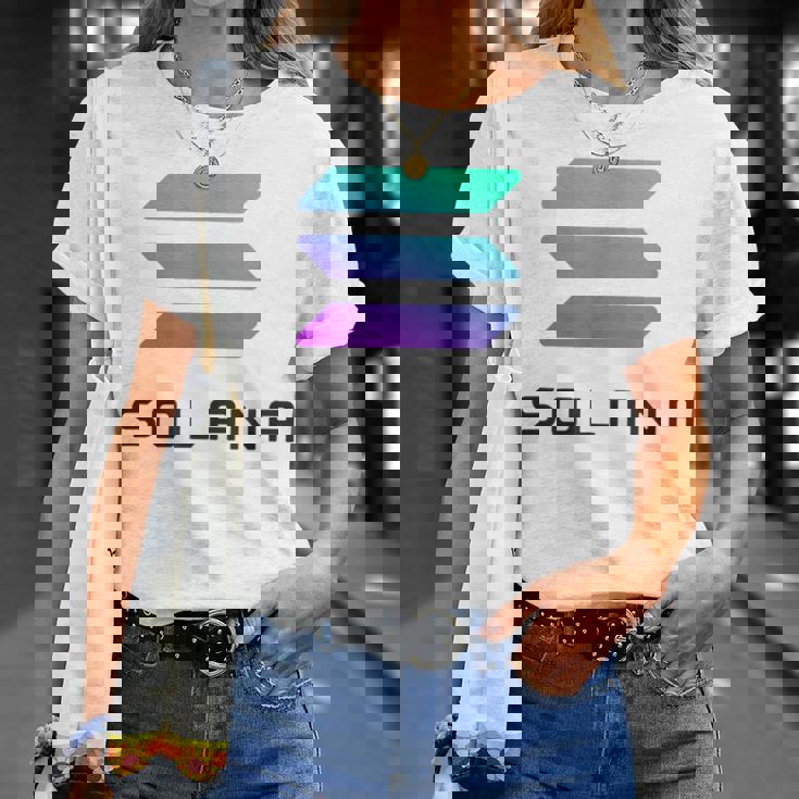 Solコインcryptocurrency 30ソラナ・テクノロジーolana Tシャツ 彼女への贈り物