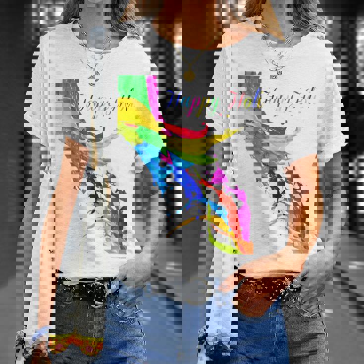 Vibrant And Colorful Holi Tシャツ 彼女への贈り物