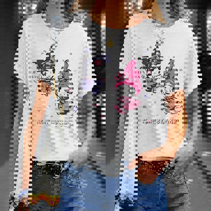 【ハロウィン特集】Usデザイン マイメロディ&クロミ 夜空 Tシャツ 彼女への贈り物