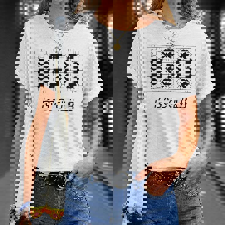 【バックプリント・背中側】囲碁 Igo 碁石 黒白 棋士【部活】クラブ【変なtシャツ屋さん】碁盤 おしゃれ 面白い 長袖tシャツ Tシャツ 彼女への贈り物