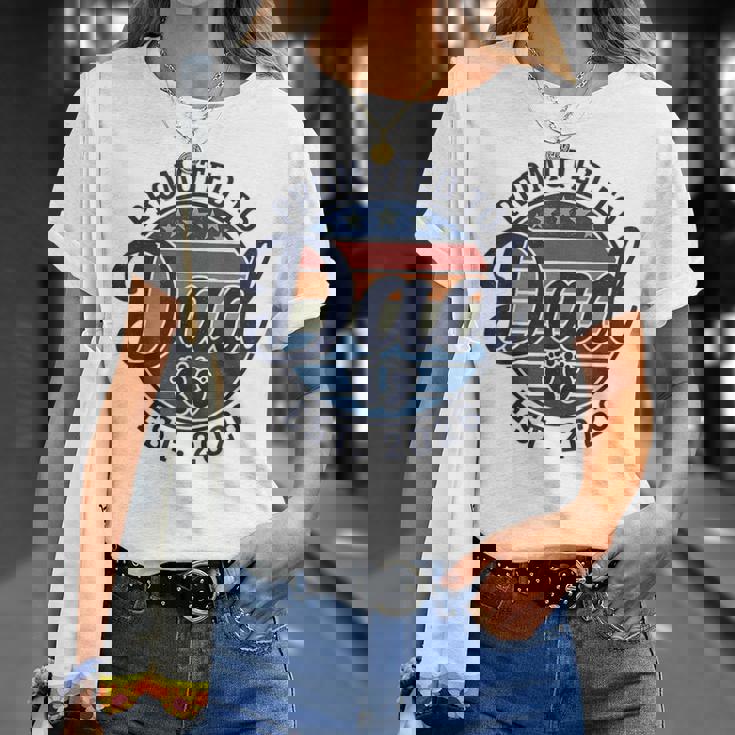 はじめてのお父さんがパパに昇進 2026 父の日男性 Tシャツ 彼女への贈り物