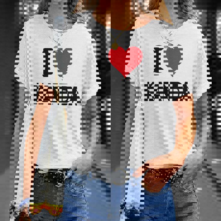 アイハート 神田ジャパンラブ 日本のお土産品 Tシャツ 彼女への贈り物